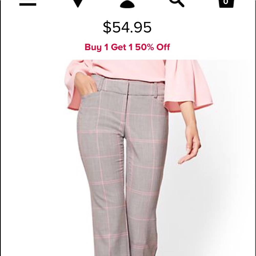 New York & Company bootcut dress pants.